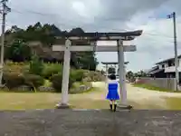 粟井神社の鳥居