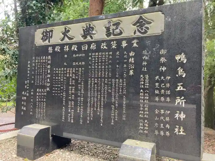 鴨鳥五所神社(茨城県)