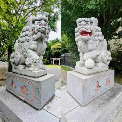 当代島稲荷神社の狛犬