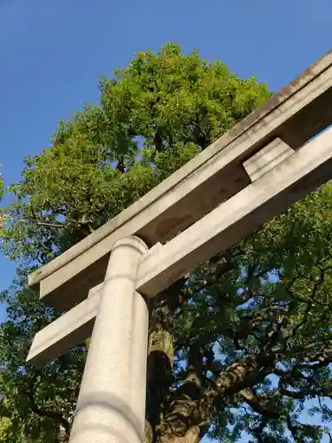 麻布氷川神社の鳥居