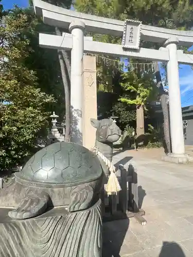 亀有香取神社の狛犬