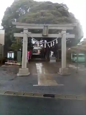 金ヶ作熊野神社の鳥居