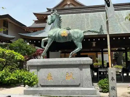 櫛田神社の像