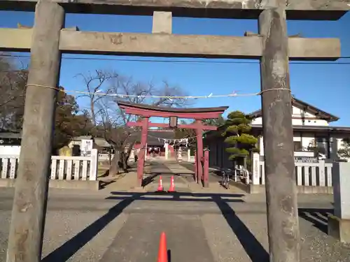 古尾谷八幡神社の鳥居