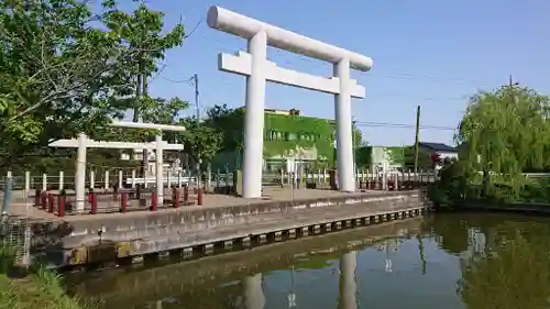 息栖神社の鳥居