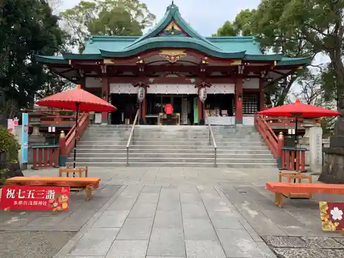 多摩川浅間神社の本殿・本堂