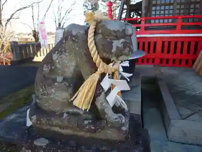 諏訪神社の狛犬