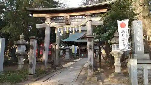 沓掛香取神社の鳥居