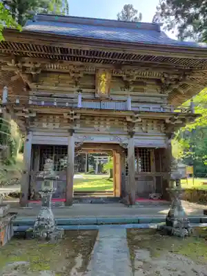 二村神社の山門・神門