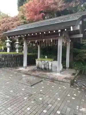 神祇大社の手水舎