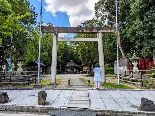 丸山神明社の鳥居