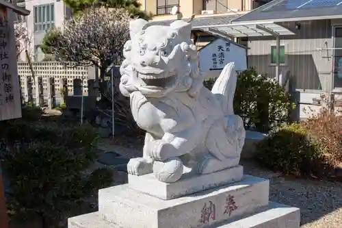 明石弁天厳島神社の狛犬