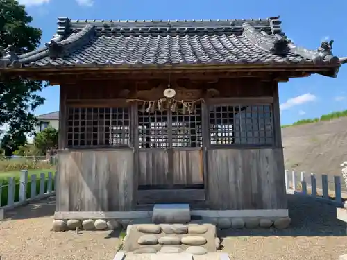 殿名八剣神社の本殿・本堂