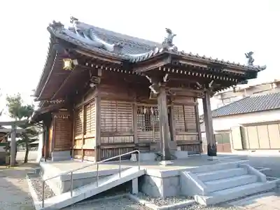 井内八幡宮の本殿・本堂