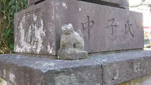 鏡日吉神社の狛犬