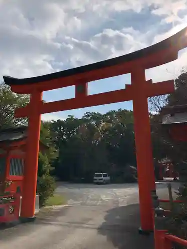 枚聞神社の鳥居