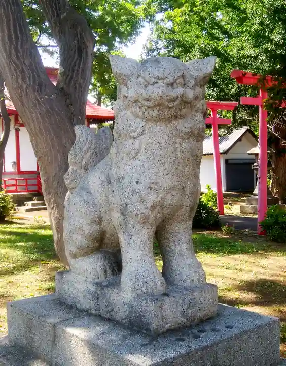 空知神社の狛犬