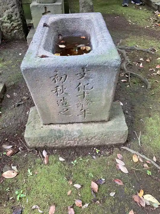 赤坂氷川神社の手水舎