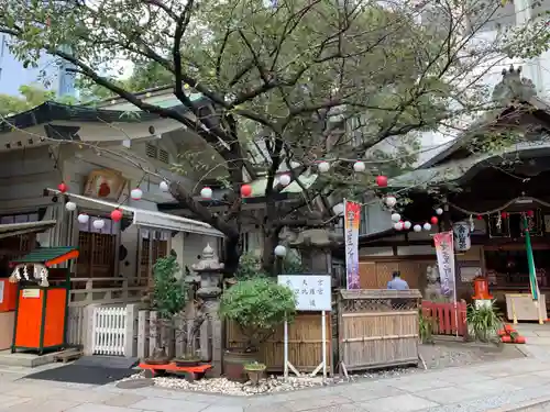 露天神社（お初天神）の庭園