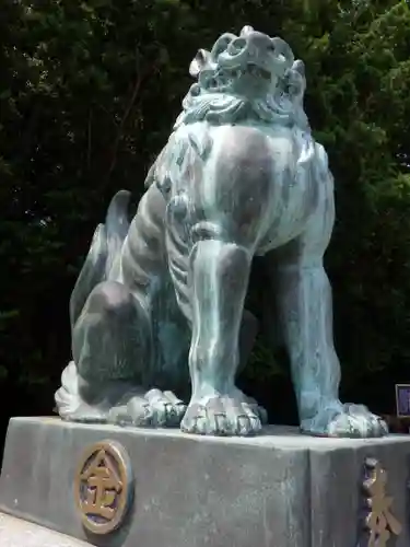 根室金刀比羅神社の狛犬