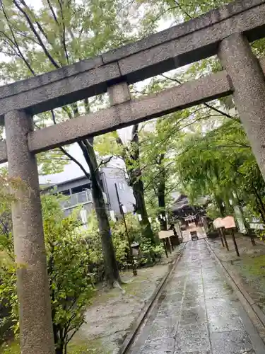 溝口神社の鳥居