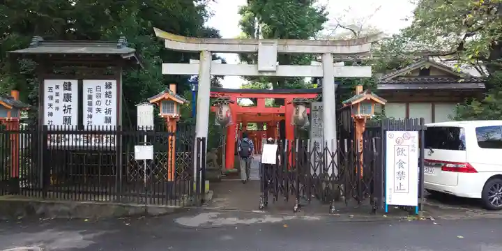 花園稲荷神社の鳥居