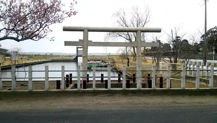 息栖神社の鳥居