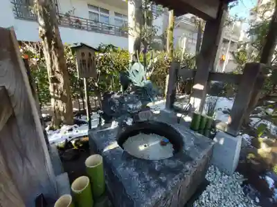 高木神社の手水舎