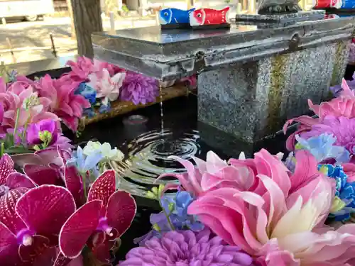 新琴似神社の手水