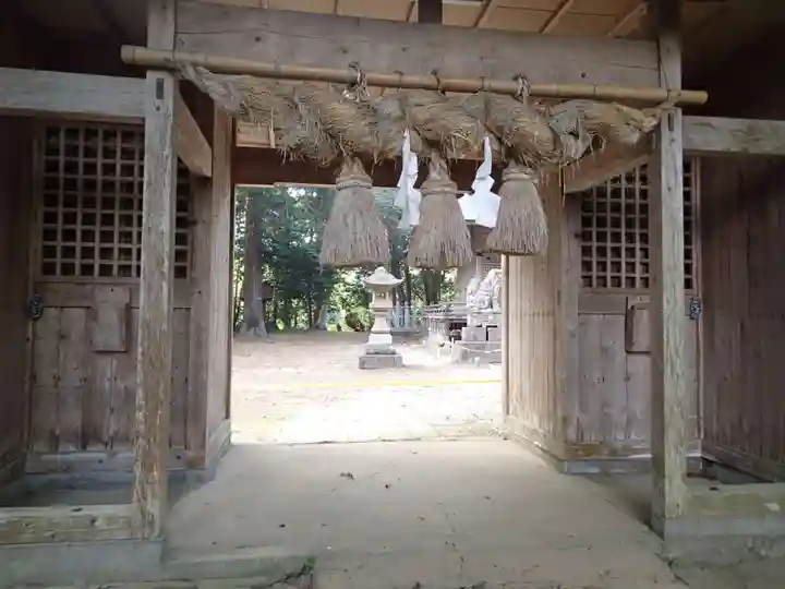 波波伎神社の山門・神門
