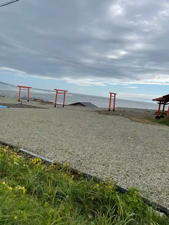 稲荷神社の庭園