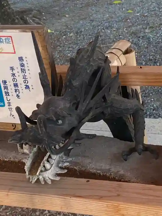 仲宿八幡宮の手水舎