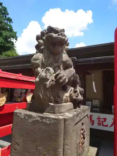 鎮守氷川神社の狛犬