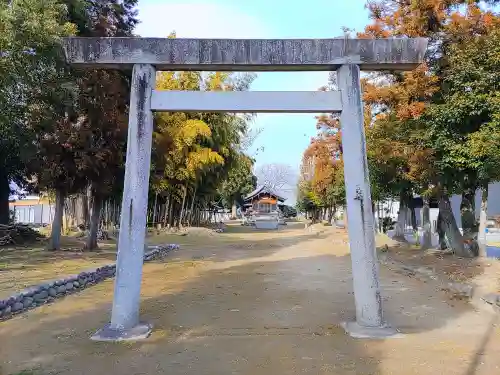 神明社（小山鹿取）の鳥居