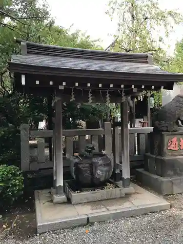 牛天神北野神社の手水舎