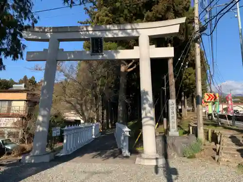 山宮浅間神社の鳥居