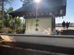 多摩川浅間神社の手水