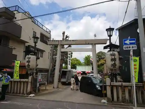 能見神明宮（元能見）の鳥居