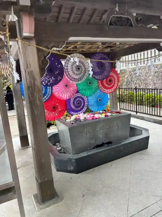 金蛇水神社の手水舎