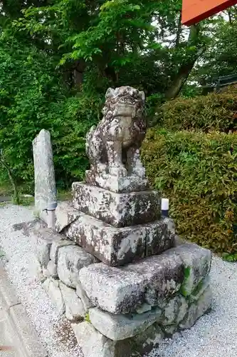 高鴨神社の狛犬