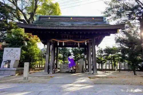 八幡社（寺津八幡社）の手水舎