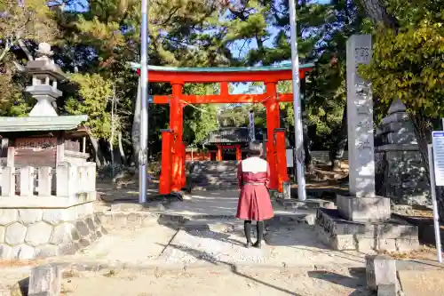 大岡白山神社の鳥居