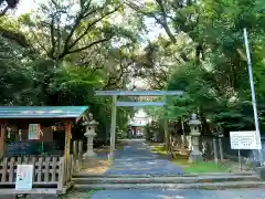 鎌田神明宮の鳥居