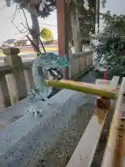 健田須賀神社の手水