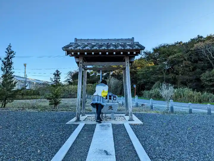 柏木神社の手水舎