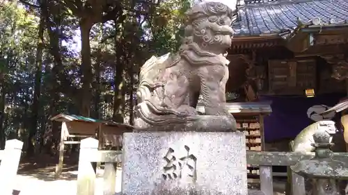 間々田八幡宮の狛犬