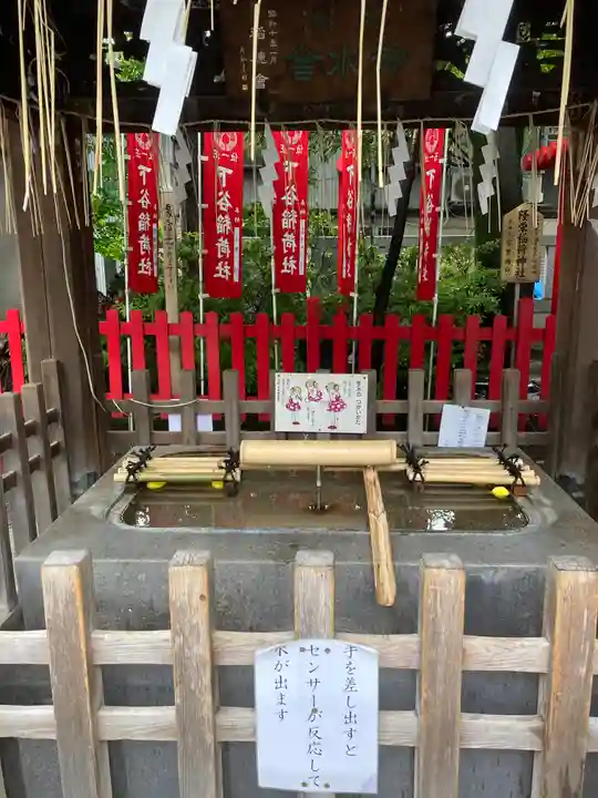 下谷神社の手水舎