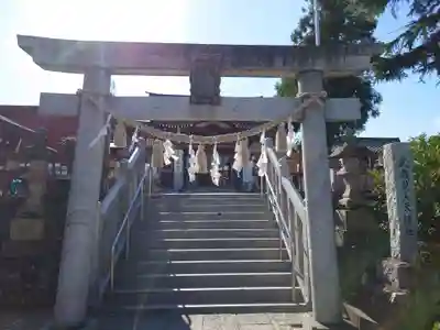 武蔵第六天神社の鳥居