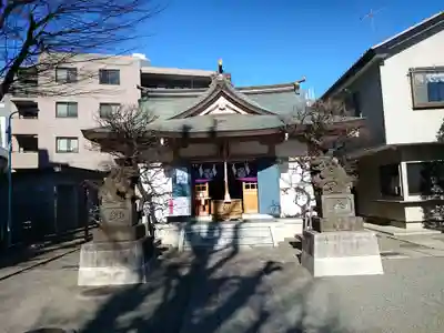 穏田神社の本殿・本堂