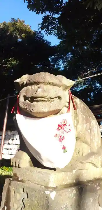 菊田神社の狛犬